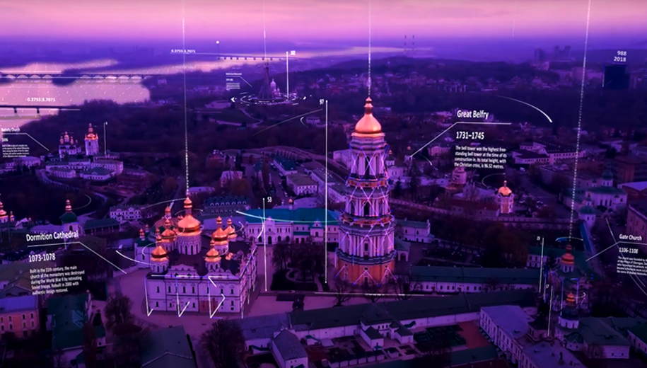 KIEV-PECHERSK LAVRA. Motion graphics