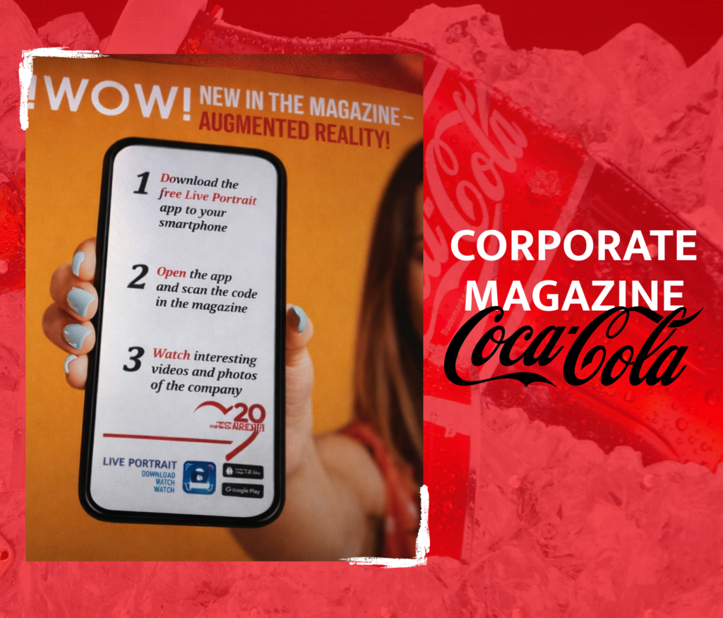 Coca-Cola corporate magazine in AR