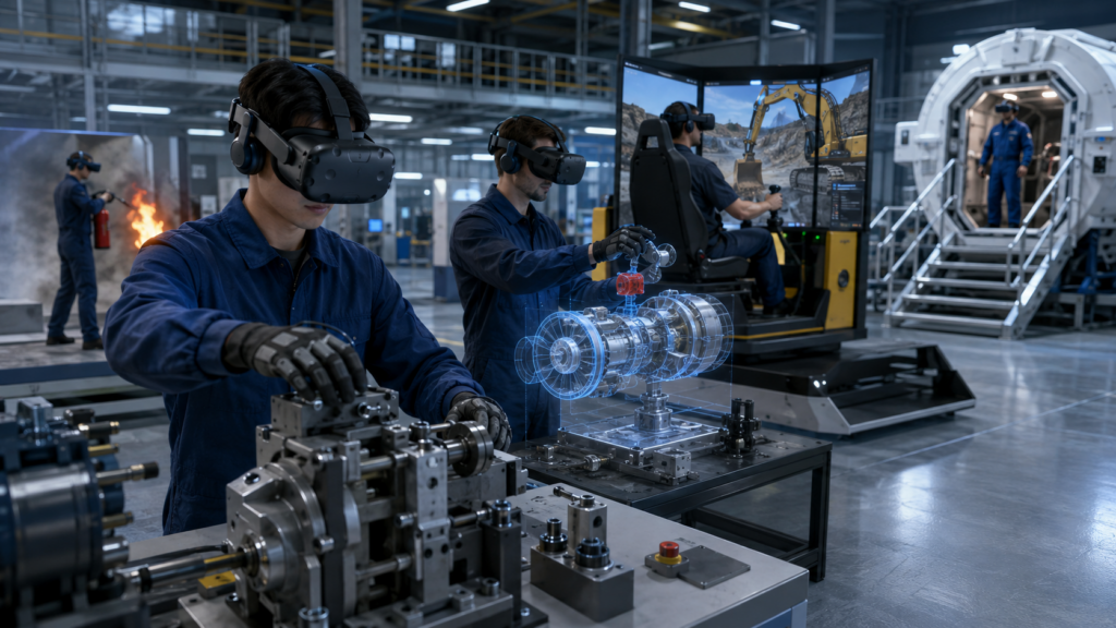 5 Use Cases of VR Simulators in Manufacturing: From Employee Training to Astronaut Preparation